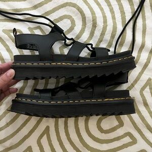 Dr. Martens Black Sandals